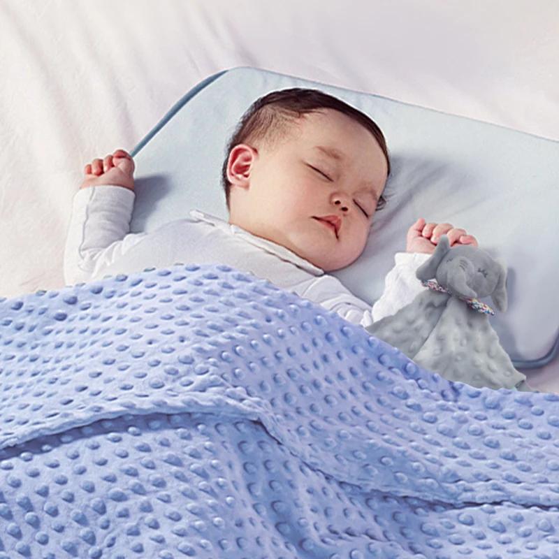 Baby Security Blanket Newborn Baby Blankets Personalized Personalized Comforter Tags Rattles Wrap Blanket First Name
