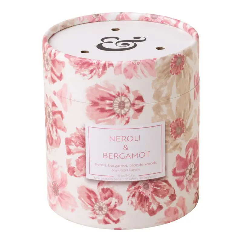 

Neroli & Bergamot Scented 2-Wick Boxed Jar Candle White candles свічки на торт Fake candle Modern candle Taper candl