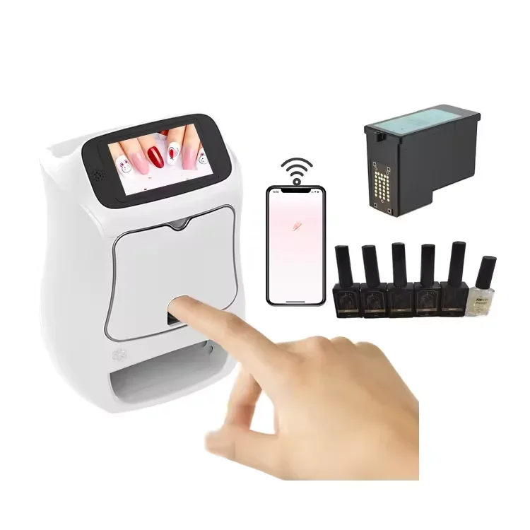 USB DIY 3D 디지털 네일 아트 프린터, 모바일 손톱 인쇄 건조기, 빠른 배송, 10s