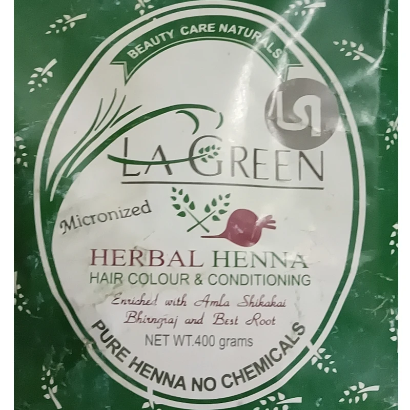 India Nupur LAGREEN Pure Henna Mehndi Mehandi Mehendi Powder DIY Handmade For Hair Natural Dyeing Colors Long Lasting