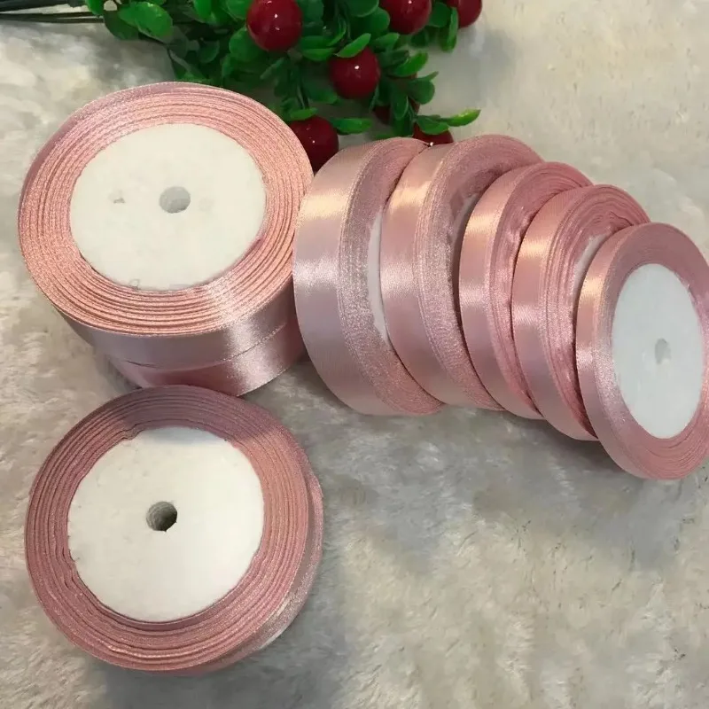 6mm-50mm Satin Ribbon 25yards Party Wedding Decoration Gift Wrapping Christmas Birthday DIY Material Supplies,satin ribbons,ribbon decoration,ribbon supplies,wrapping ribbon,satin ribbon