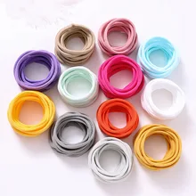 

10pcs/lot Traceless Nylon Headband Children's Hair Circle Soft RubberBand Elastic Head Rope Baby Rope Hair Accessories for Girls
