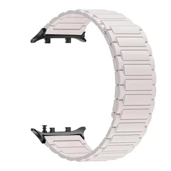 Magnetic Silicone Sport Wristband Bracelet - Soft Loop Watch Strap Accessory for Huawei Watch D2 (Starlight)