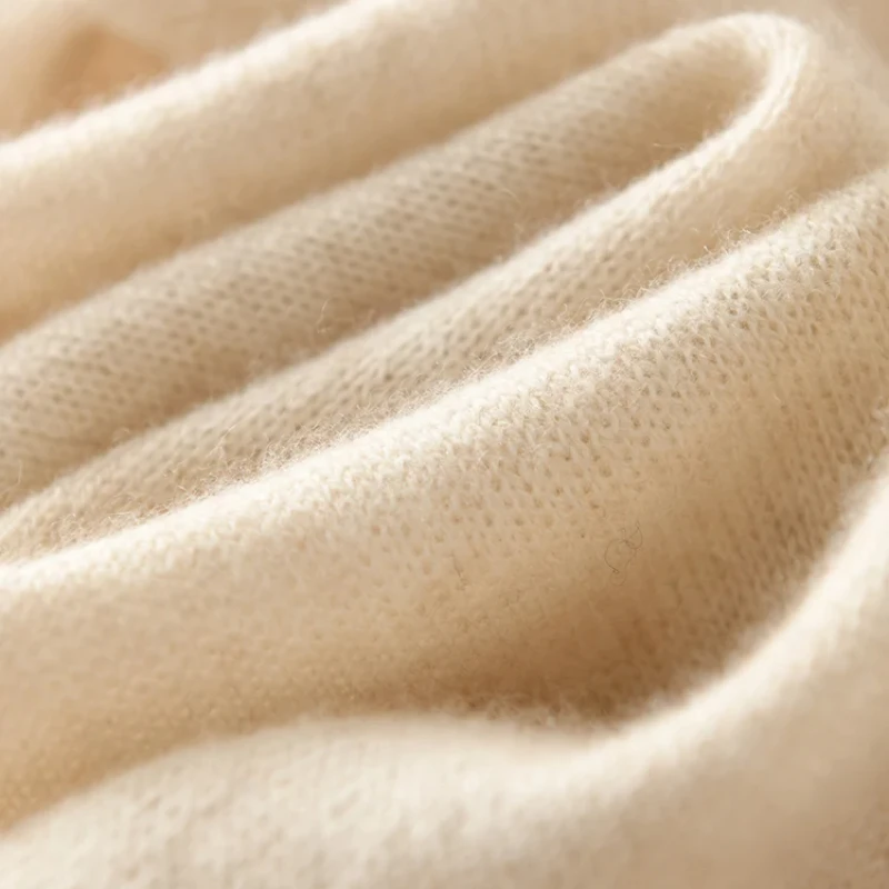 New cashmere men's and women's knitted scarves fall/winter soft color matching casual warm color contrast scarf.
