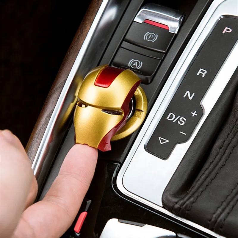 Disney Marvel Iron Man Car Interior Engine Ignition Start Button