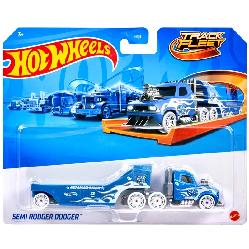 2024 Nuevo Mattel Hot Wheels Transformers Optimus Prime 1/64 Rail Transport Car Series Modelo de juguete de regalo para niños