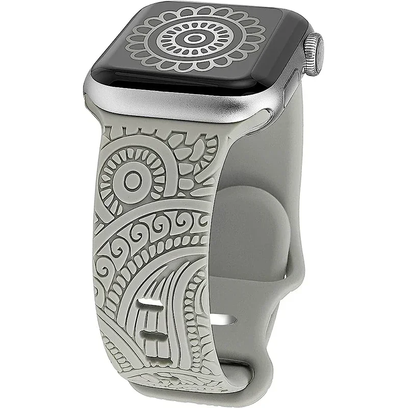 Engraved Silicone Strap