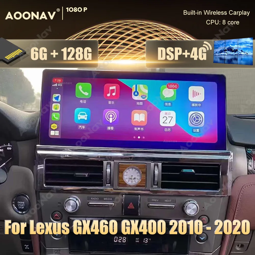 Android Auto Car Radio For Lexus Gx460 20112020 Car Multimedia Player