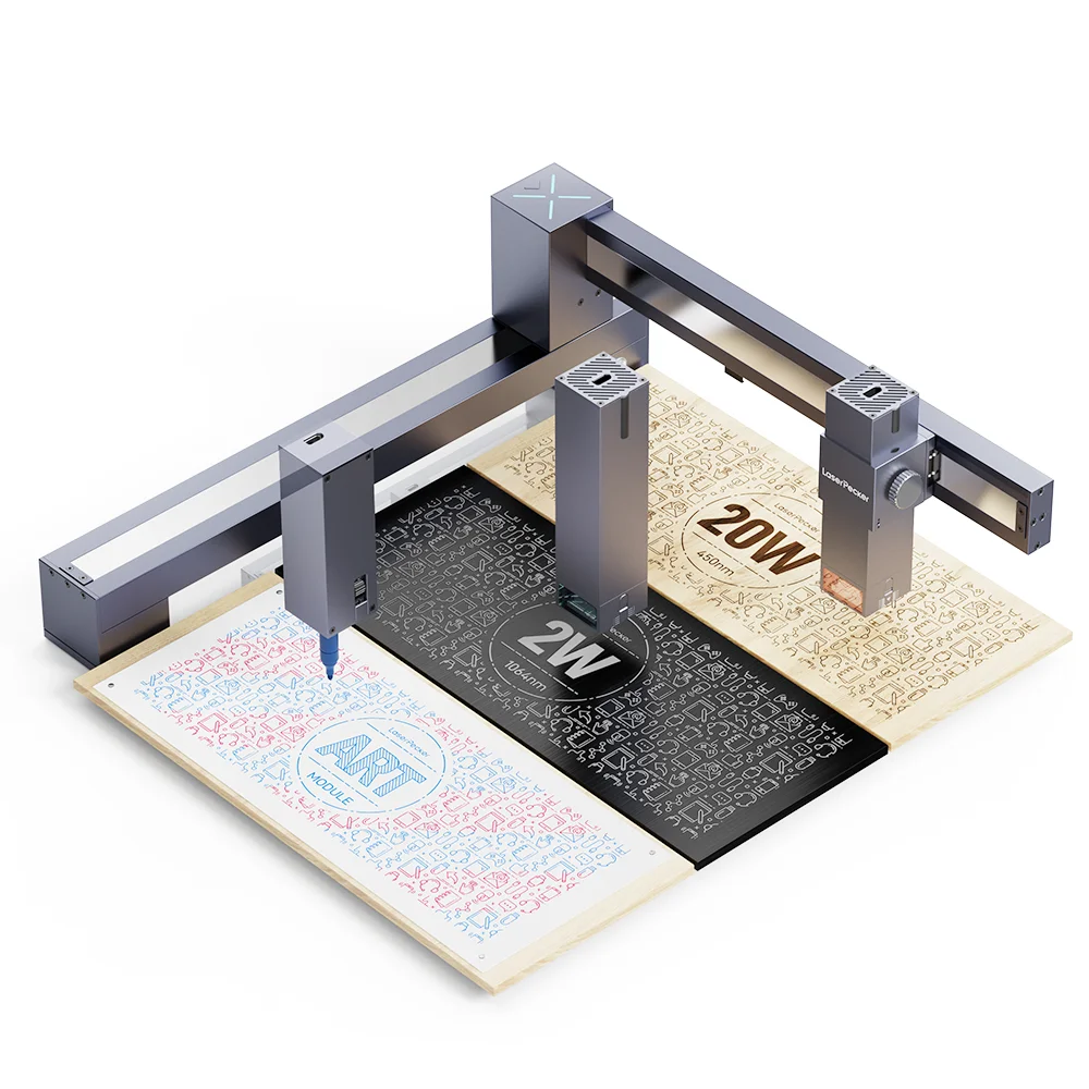 LaserPecker pro 専門セット Laserpecker-折りたたみ式レーザー彫刻機,レーザーカッター,CNC