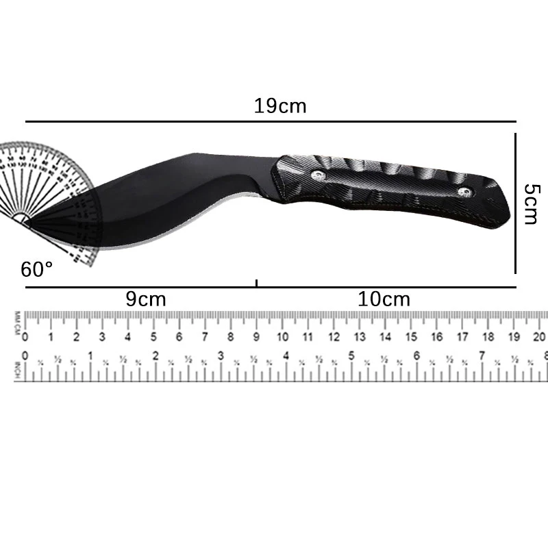 Outdoor Knife High Hardness Stainless Steel Camping Knife High Hardness Knife Portable Knife 3