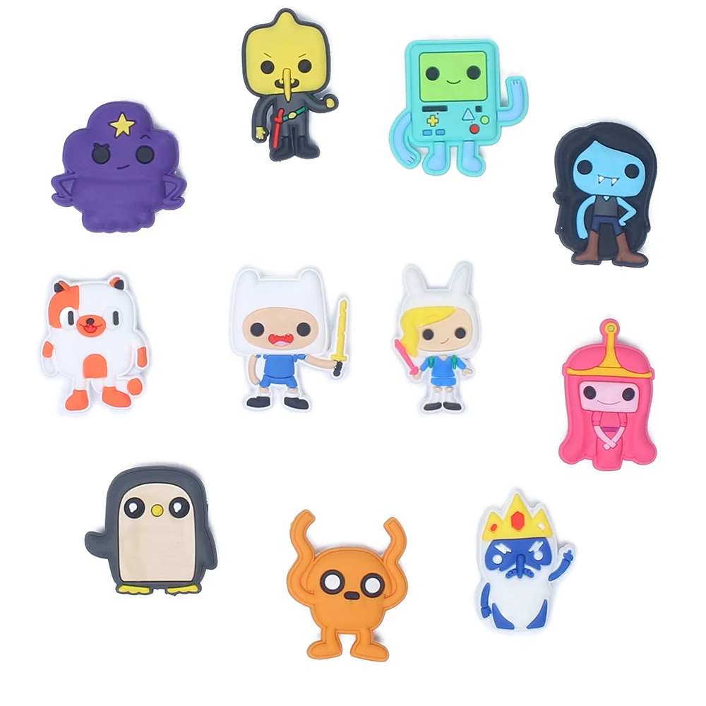 

1pcs Adventure series Croc Charms Designer for Cartoon baby Shoe Charms Croc Accessories for Classic Clog Kids Gift Hot Sale