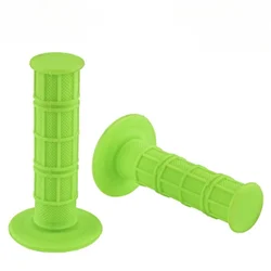 Vibrant 12 - Color Universal Motorcycle Handlebar Grips (Light green)