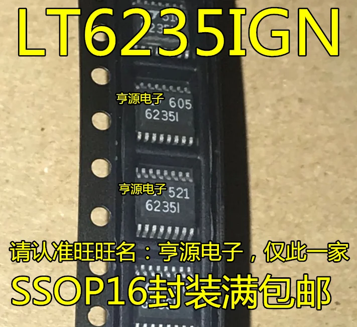 

5pieces LT6235 LT6235IGN LTC6235IGN 6235I SSOP16 New and original