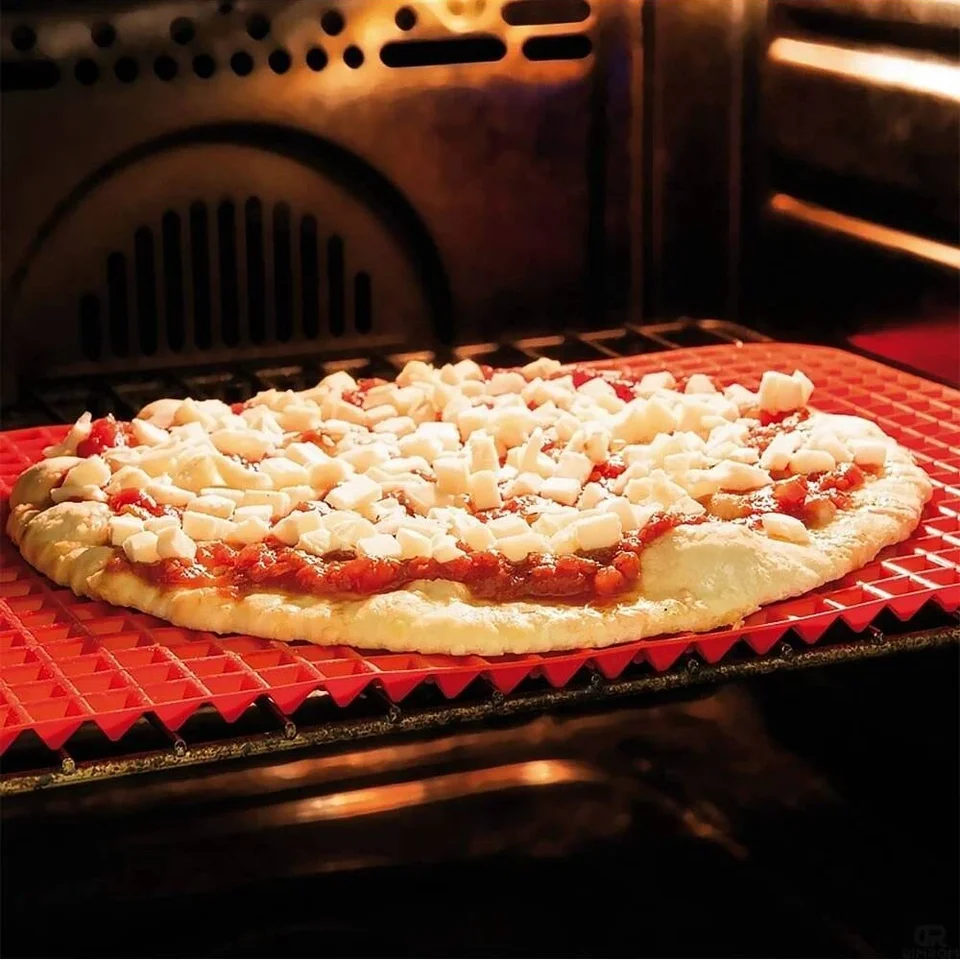 Tappetino da cucina antiaderente in silicone piramidale Tappetino da forno con griglia Tappetino da cucina versatile per barbecue Tappetino resistente