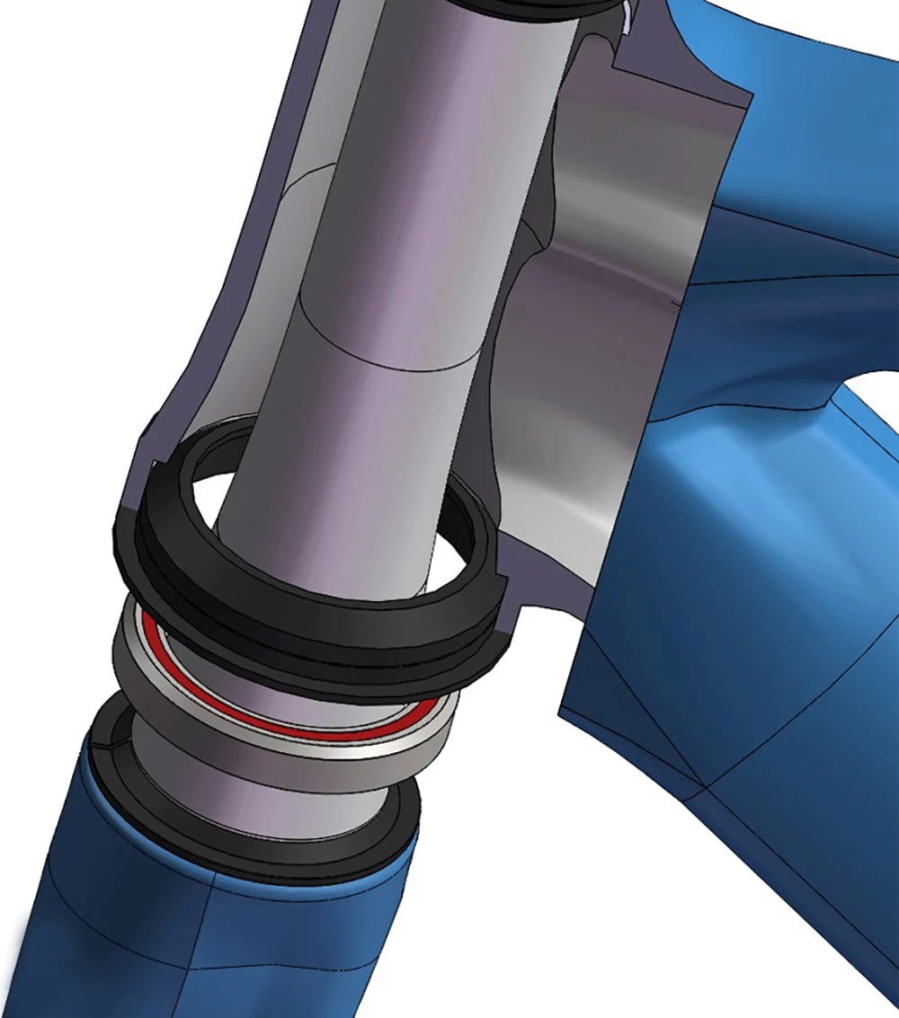 ストラット ZTTO MTB Road Bike Internal Threadless Headset SEMI-INTEGRATED CNC