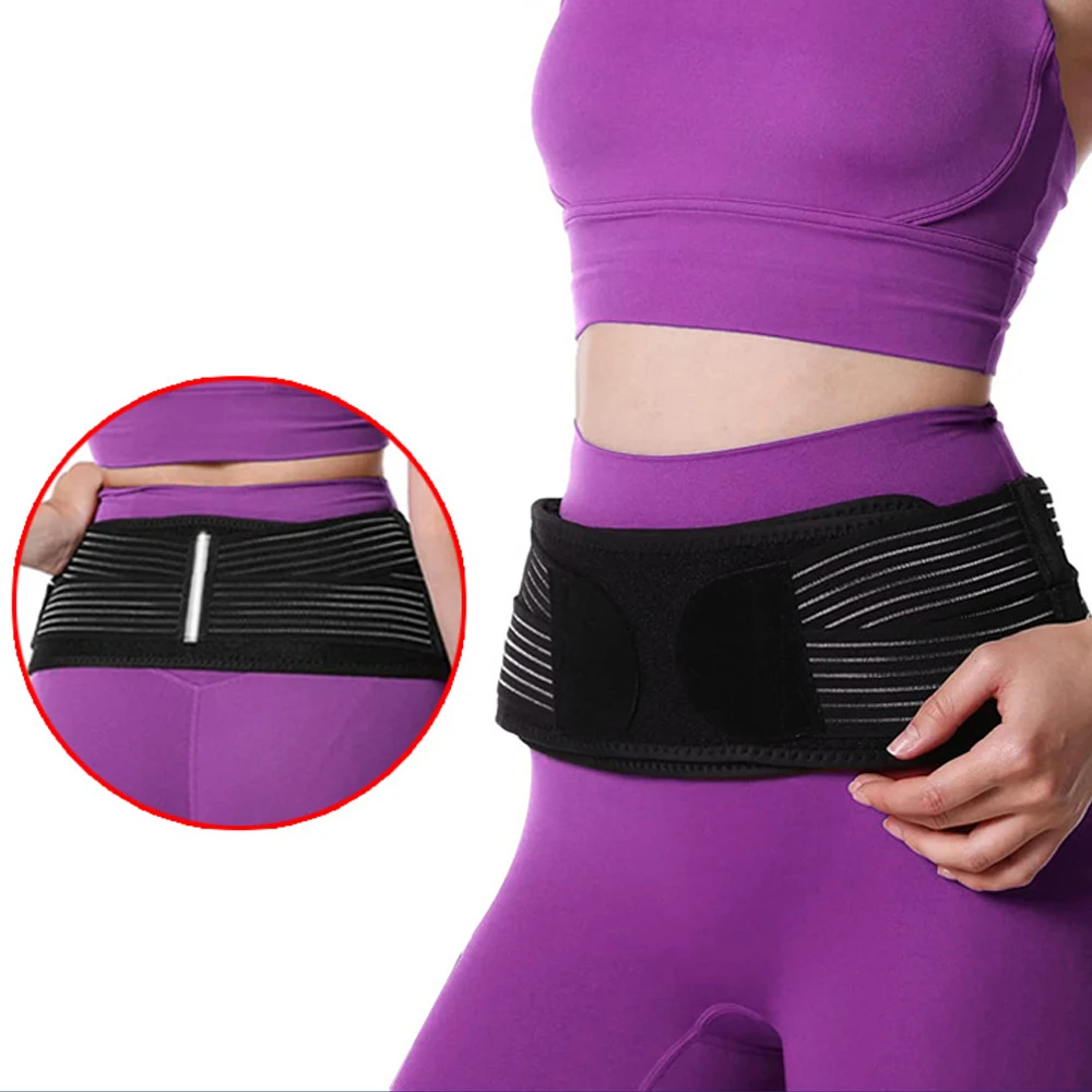 

Sacroiliac Joint Hip Belt Lower Back Support-Hip Braces for Hip Pain Pelvic Support Belt Sciatica Pelvis Lumbar Pain Relief