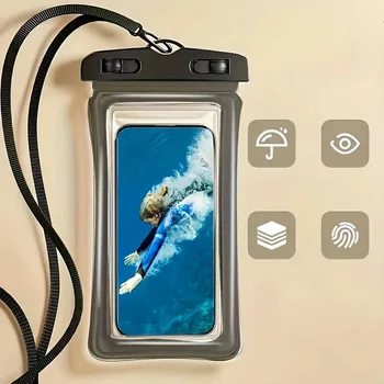 Custodia Universale Impermeabile IP68 per iPhone 17 16 15 14 13 12 Pro Max X Xiaomi Samsung S24 Ultra, Cover da Nuoto Stile Airbag