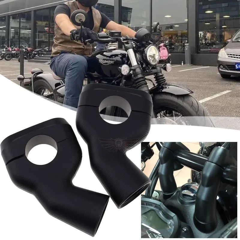 

Для мотоциклетного руля Triumph Bonneville T100 T120 Bobber Black 2016-2019, удлинитель кода, переходник с зажимом