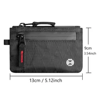 Edc Fashionable Rfid Anti-Theft Ultra-Thin Wallet | Unisex Zipper Coin Purse | Multi-Compartment Credit Card Holder, Portable and Lightweight Carry-On Accessory 3