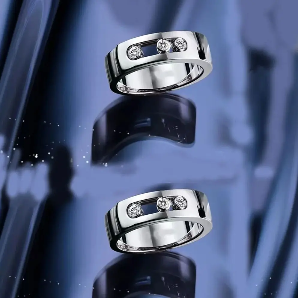 

Оригинальное женское кольцо из стерлингового серебра S925. Роскошный драгоценный камень Модные трендовые ювелирные изделия для помолвки и свадебных подарков