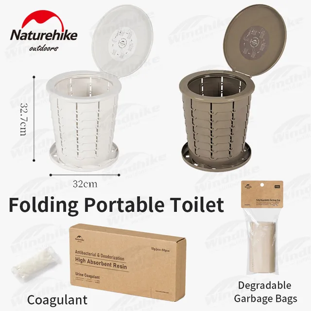 Naturehike Travel Portable Folding Toilet: Your Reliable Camping Companion