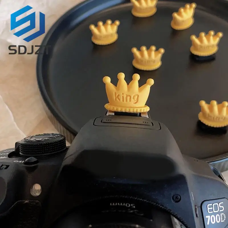 1Pc Crown Star Hot Shoe Protection Cover Slr Camera Hot Shoe Cap Antipolvere Cute Cartoon Photography