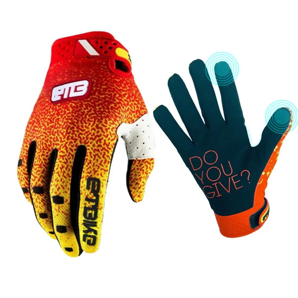 Motorcycle Sports Gloves for Men Women with Touch Screen Support