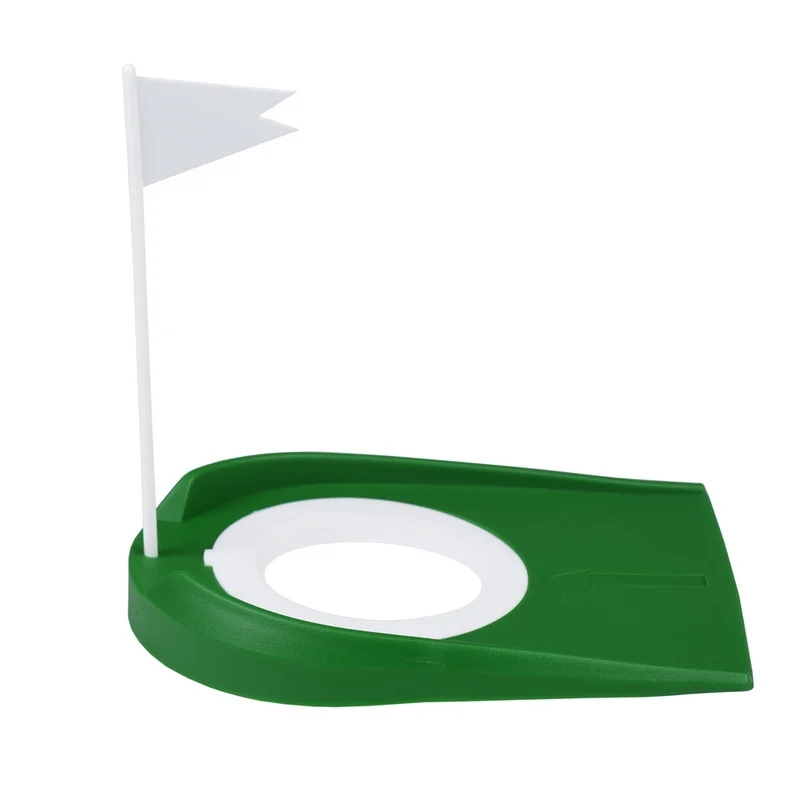 

Indoor Golf Putting Trainer with Hole Flag Putter Green Practice Aid Home Yard Outdoor Training Aid Adjustable Hole