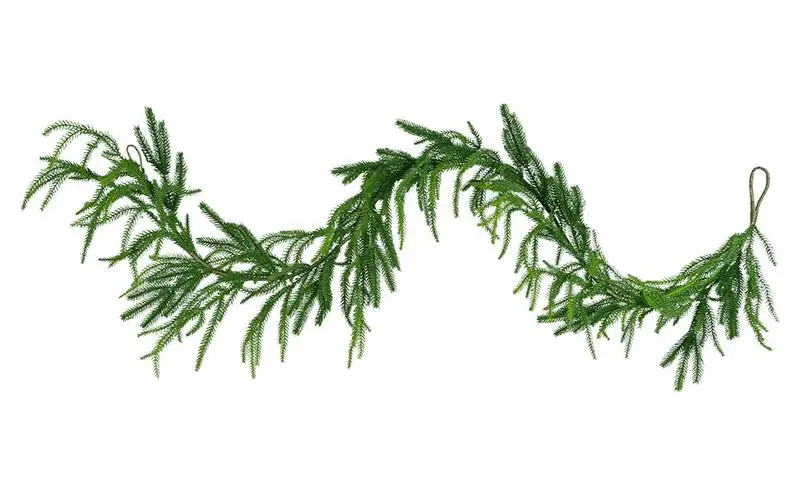 

Christmas Garland Norfolk Pine Artificial Greenery Garland for Door Realistic Christmas Garlands Room Ornaments for Holiday