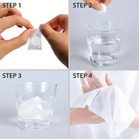 50/100PCS Disposable Facial Cleaning Towel Portable Soft Non Woven Compressed Handkerchief For Travel Camping Hiking 4