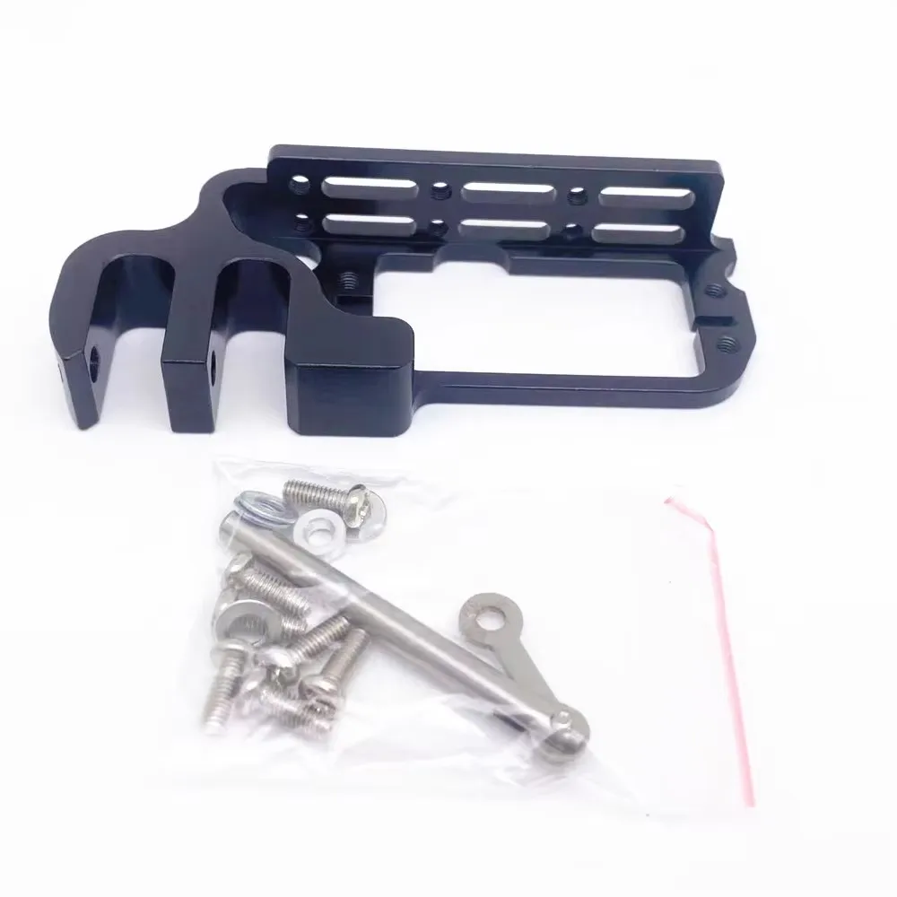 Angle du compte-gouttes parachute pour drone en aluminium 7075, capacité 10-20kg, finition noire mate.