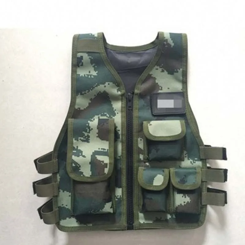 Militaire Kinderen Camoufleren Jachtkleding Mannen Gevechtsuitrusting Tactisch Legervest Kinderen Cosplay Kostuum Airsoft Sniper Uniform