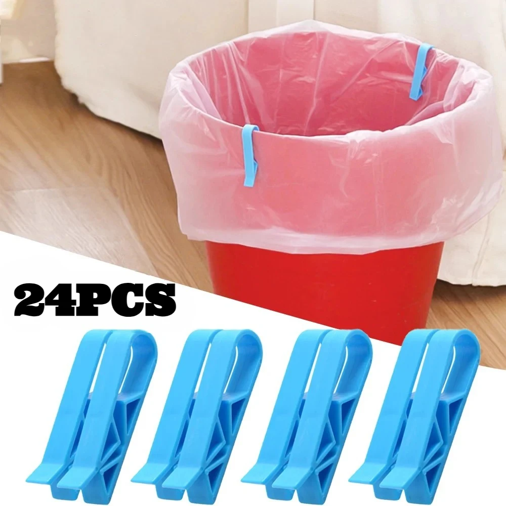 

Rubbish Bag Clips Waste Basket Can Fixation Clip Practical Garbage Bag Anti-Slip Clips Clamp Snack Bag Sealing Tools