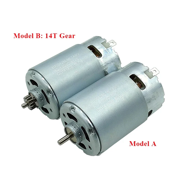 MABUCHI RS-550VD-8520 317004280 DC 12V 22000RPM высокоскоростной Электрический двигатель для METABO, беспроводная дрель, садовые инструменты