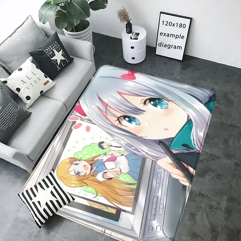 

Напольный ковер Eromanga Sensei, ковер для ванной комнаты, кухни, коврик, Придверный коврик, коврики для входной двери, коврики для ванной, коврики для детской комнаты на заказ