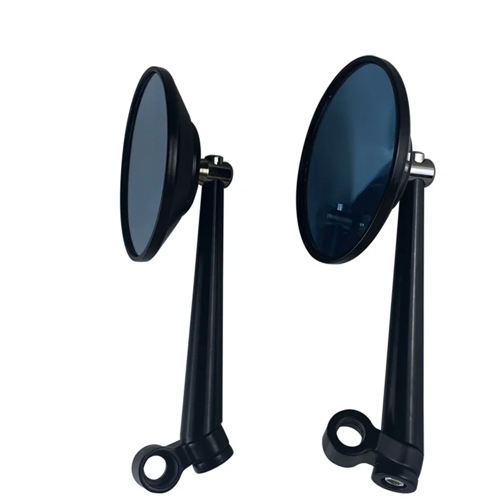 2pcs Rearview Mirror Replacement CNC Motorcycle Electric Mirror Round Side Rearview For Honda
