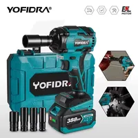 YOFIDRA 1000N.m Brushless Electric Impact Wrench 1/2" Cordless Rechargeable Socket Screwdriver Power Tool For Makita 18V Battery 1