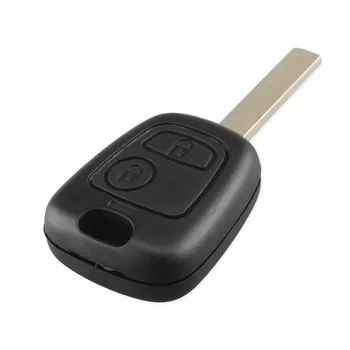Chiave telecomando per Citroen C1 C2 C3/premiel C4 C5 C8 / Xsara Picasso 4 Chiave telecomando per Citroen C1 C2 C3/premiel C4 C5 C8 / Xsara Picasso - KEYYOU 2 pulsanti Uncut Blade Remote Car Key Case Shell Fob per Citroen C1 C2