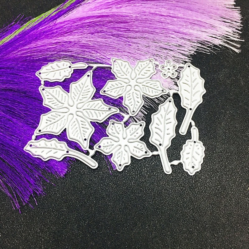 Troqueles de corte de hojas, plantillas de troquelado en relieve Floral para tarjetas de regalo de cumpleaños, álbum de recortes DIY, envío directo