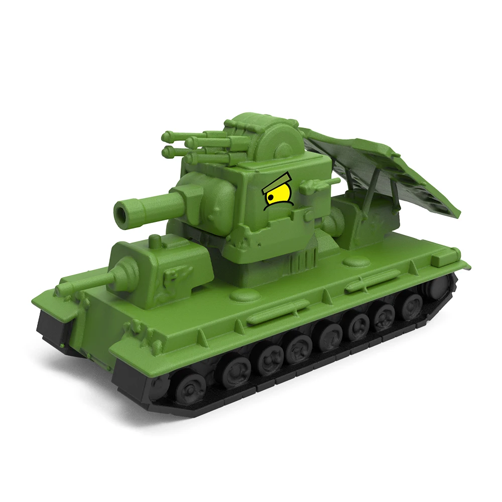 3D Printed Half-Tracked Military Tank Action Figure - Creative Collectible Toy for Birthdays and Holidays