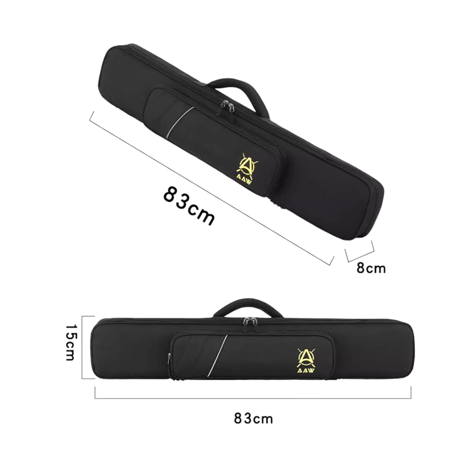 3x4 Pool Cue Bag 1/2 Jointed Cue Cases Oxford Portable Handle 3x4 32.68inch