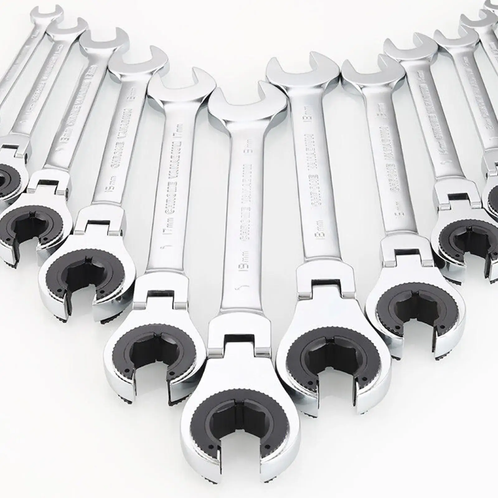 Double Hand Ratchet Wrench Adjustable Electrician Tools Tools Hand