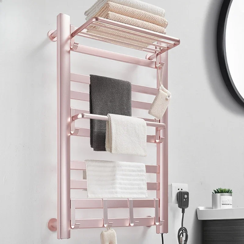 Intelligent Electric Towel Warmer, Bathroom Disinfection and Home Heating, Drying Cloth Organizer, Modern and Efficient
