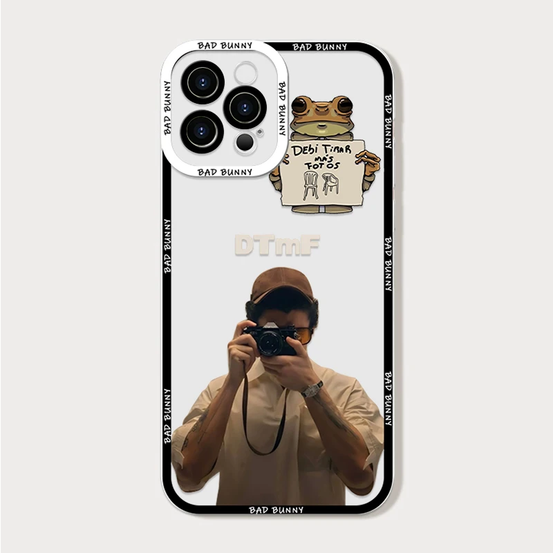 Bad Bunny DTMF Clear Phone Case - Enhanced Protection & Stylish Design