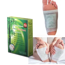 

40pcs/2box Detox Foot Patch With（20pcs Pads+20pcs Adhes） Organic Herbal Cleansing Energize Slimmin Patches Medical Plaster