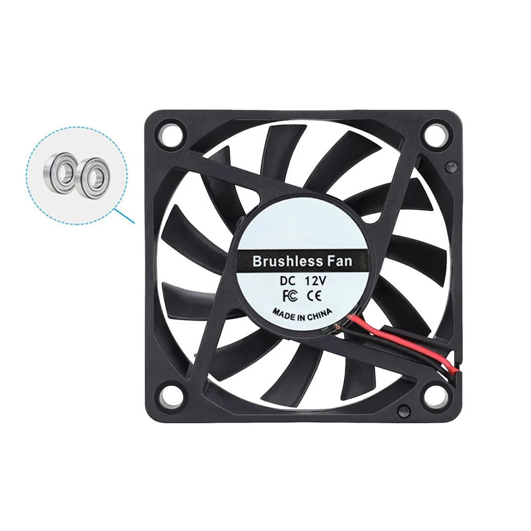 4 Ventole Di Raffreddamento 60mm X 10mm DC 5V – USB, 3500 RPM, Silenziose Per Case PC E Progetti Fai Da Te - 5