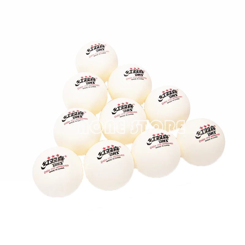 Description Picture 6 of itemDHS 3 Star D40+ Table Tennis Ball 3-STAR New Material ABS Seamed Poly Plastic Original DHS Ball 3 Star Ping Pong Balls