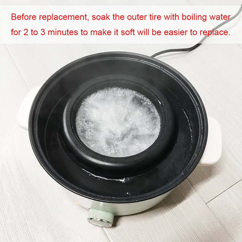 Stroller wheel tire for Uppababy Cruz V2 pushchair front or back wheel PU tubeless tyre cover baby buggy replace accessories stroller accessories