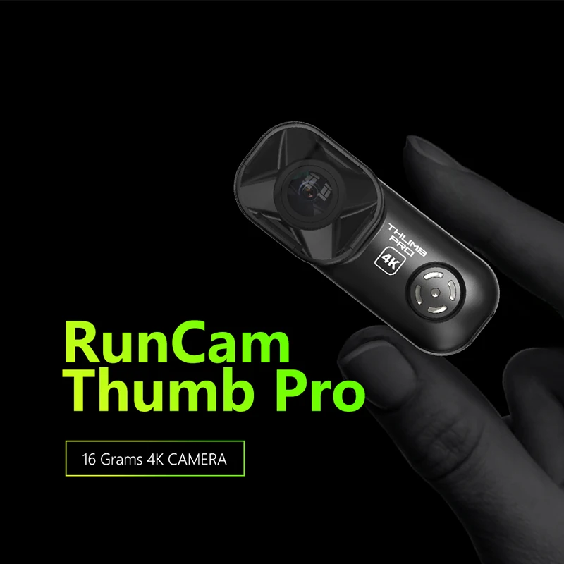 

NEW RunCam Thumb Pro W 4K MINI Action FPV Camera Bulit-in Gyro Filter Drone Camera FPV Racing Quadcopter Drone