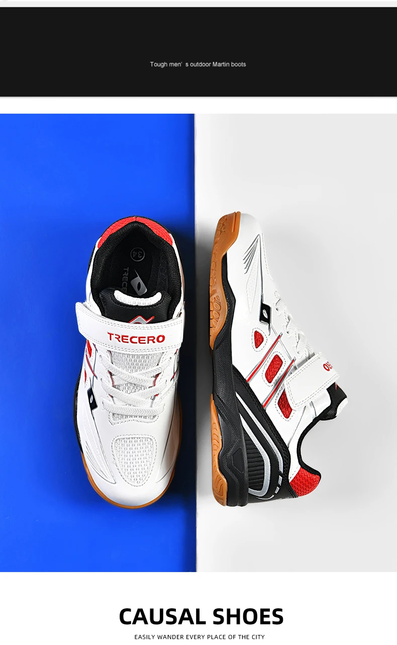 Description Picture 3 of itemMen New Table Tennis Shoes Breathable Outdoor Original Badminton Shoes High Quality Big Size Wear Resistant Volleyball Shoes